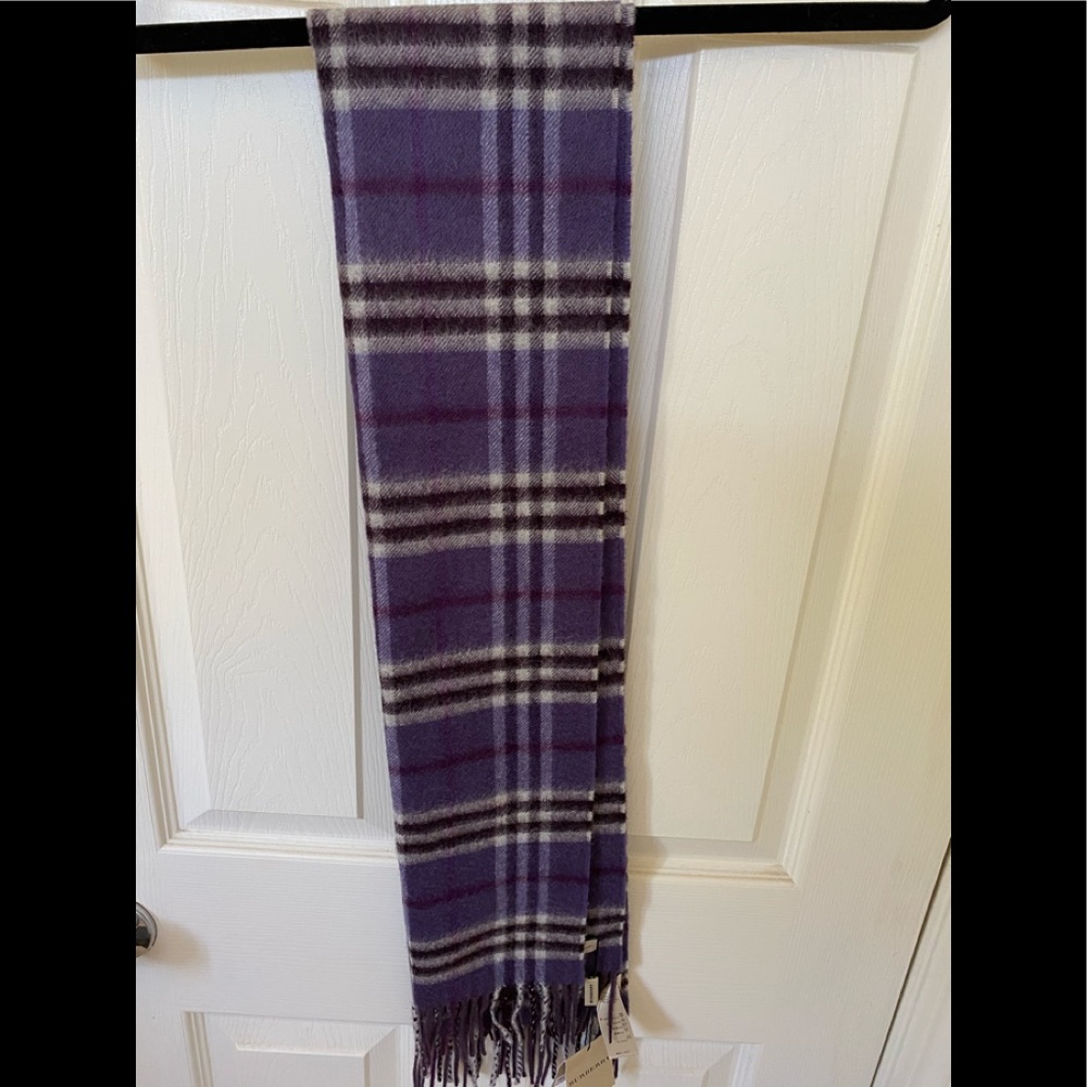 Burberry Giant Icon Check Cashmere Scarf